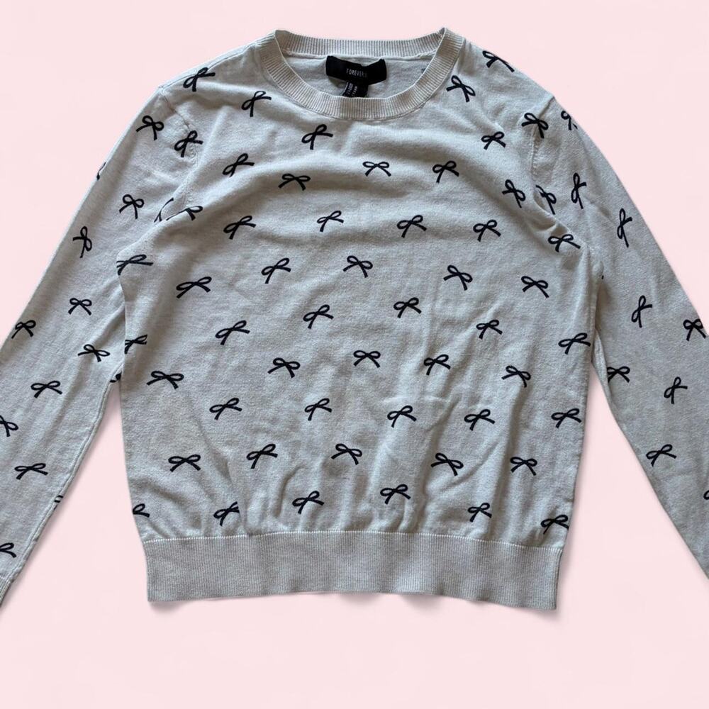 Big girls forever 21 Bow Long Sleeve
